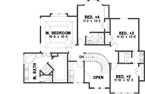 Upper/Second Floor Plan: 21-323