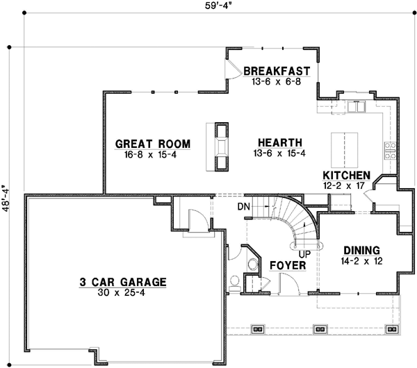 Main Floor Plan: 21-325
