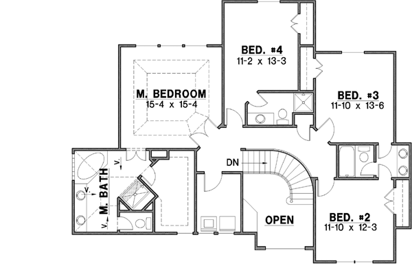 Upper/Second Floor Plan: 21-325