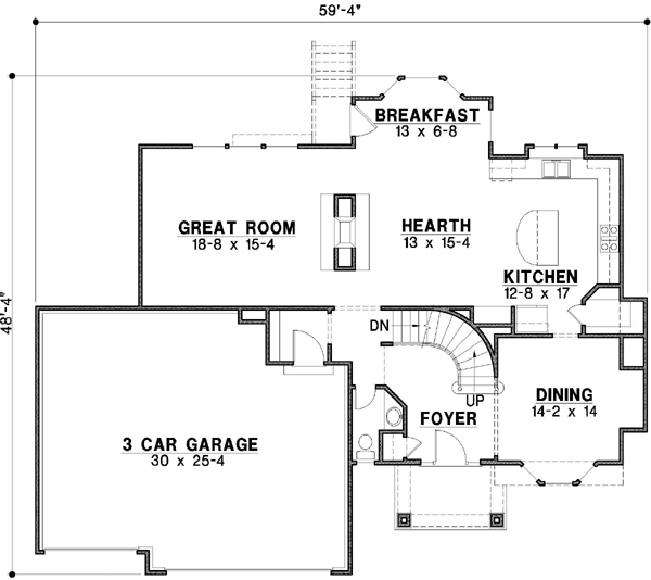 Main Floor Plan: 21-326