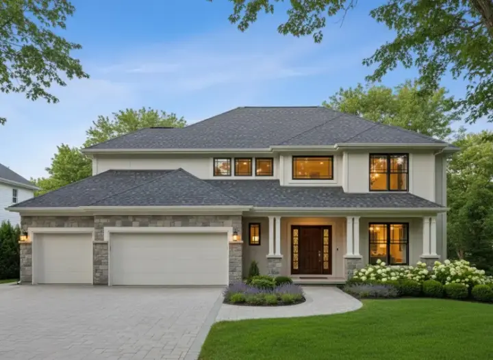 Traditional house plans 21-327 - front exterior, 2,689 sq ft, 4 bed, 3 bath house plans | Monster House Plans