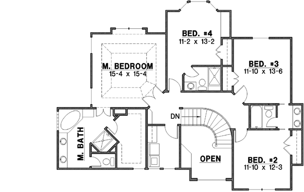 Upper/Second Floor Plan: 21-327