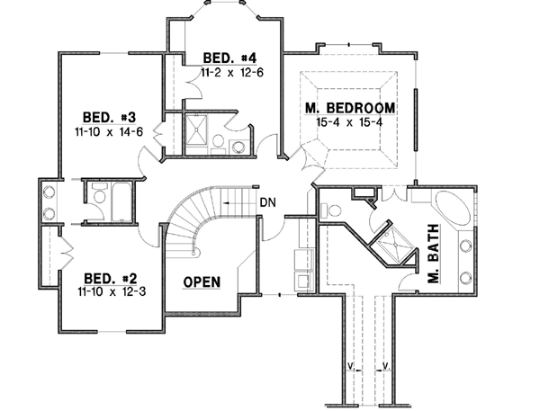 Upper/Second Floor Plan: 21-328