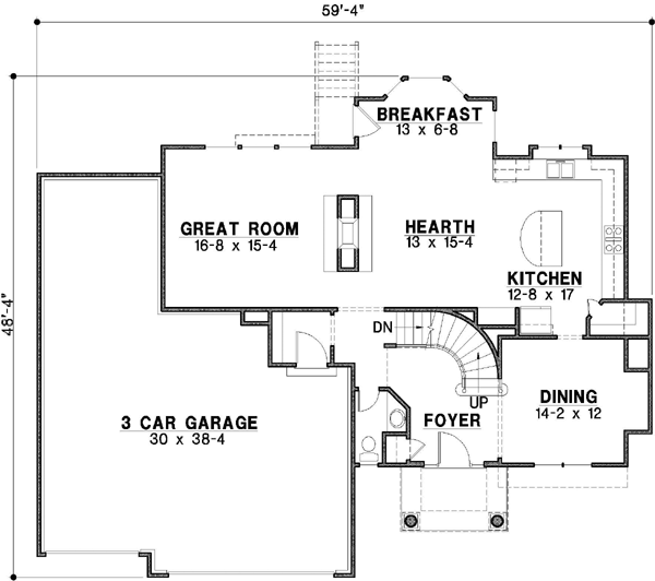Main Floor Plan: 21-330