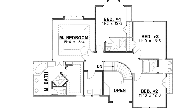 Upper/Second Floor Plan: 21-331