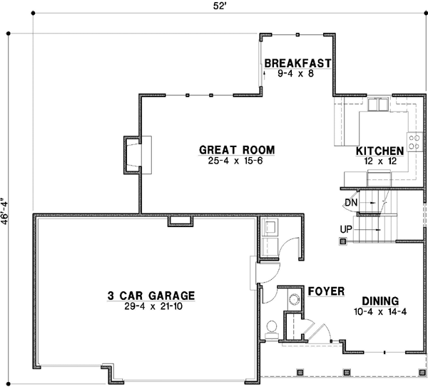 Main Floor Plan: 21-337