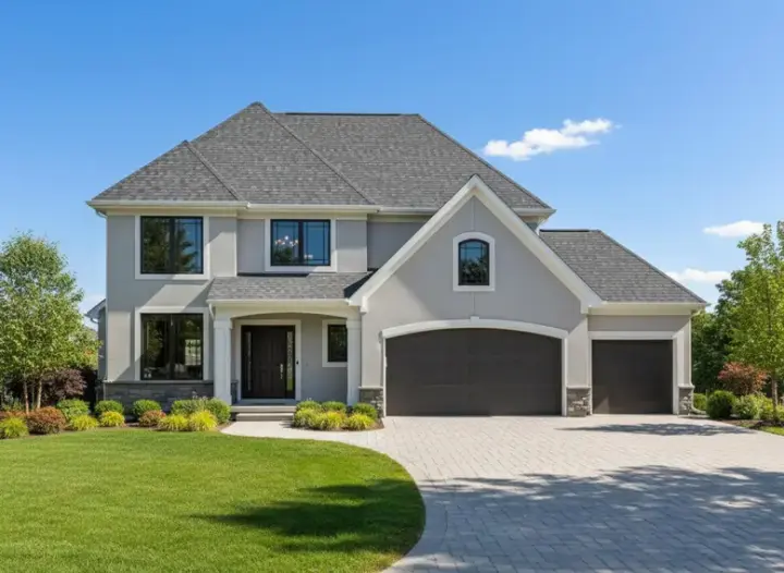 Traditional house plans 21-338 - front exterior, 2,404 sq ft, 4 bed, 4 bath house plans | Monster House Plans