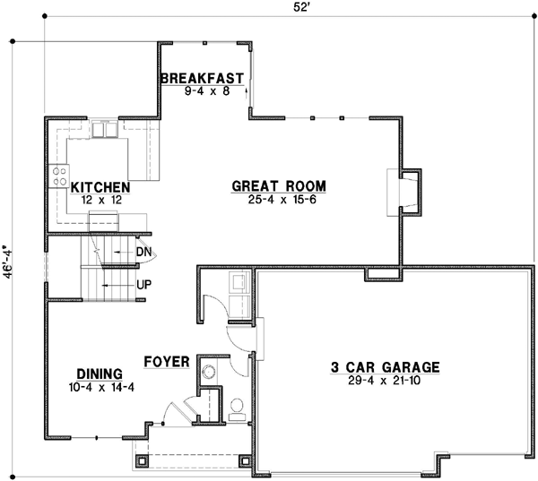 Main Floor Plan: 21-338