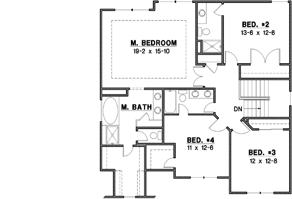 Upper/Second Floor Plan: 21-339