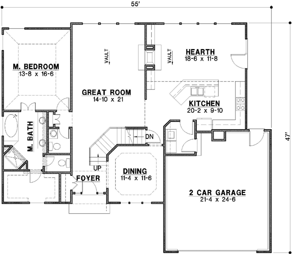 Main Floor Plan: 21-341