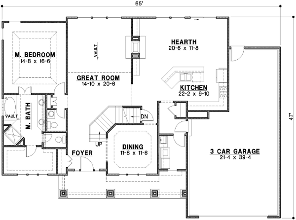 Main Floor Plan: 21-342
