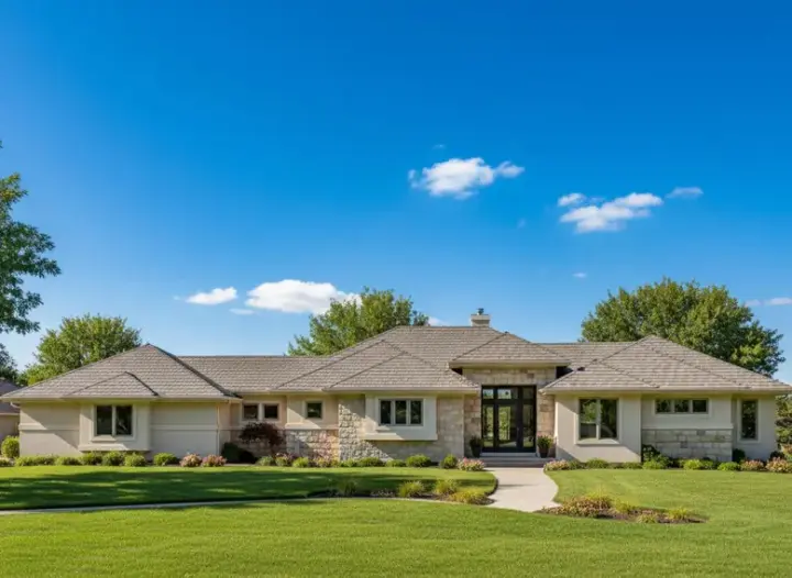 Traditional house plans 21-343 - front exterior, 2,828 sq ft, 4 bed, 3 bath house plans | Monster House Plans