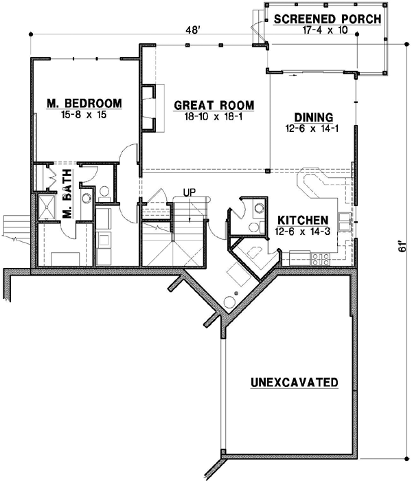 Lower Floor Plan: 21-345
