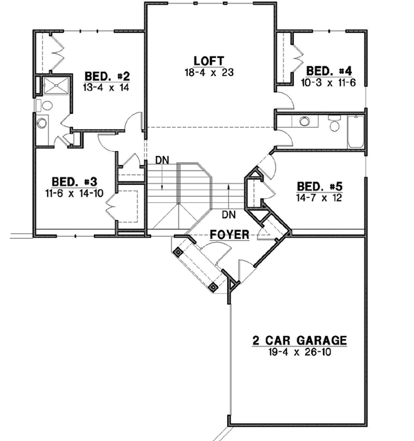 Main Floor Plan: 21-345