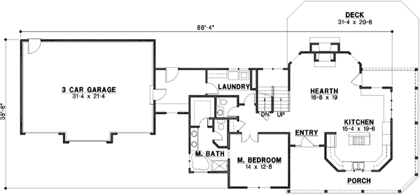 Main Floor Plan: 21-346