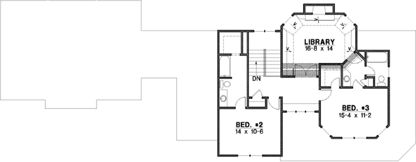 Upper/Second Floor Plan: 21-346