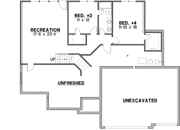 Lower Floor Plan: 21-348