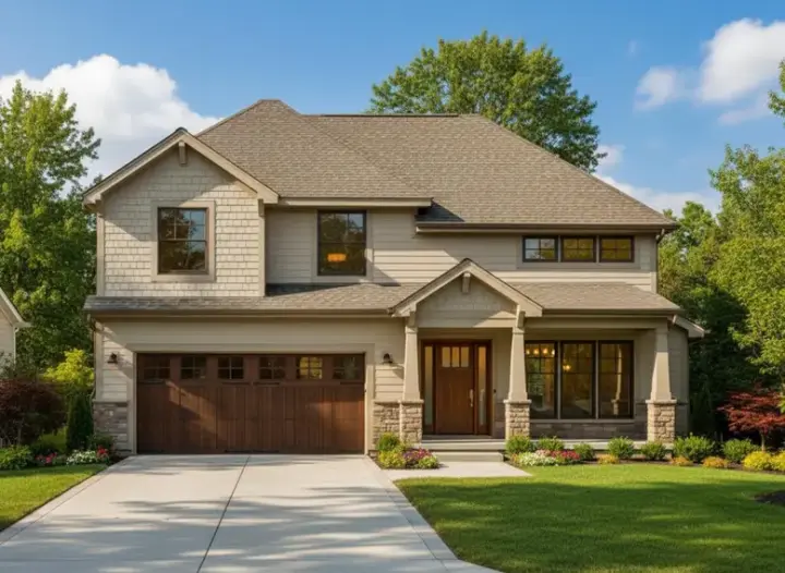 Craftsman house plans 21-352 - front exterior, 1,414 sq ft, 3 bed, 2 bath house plans | Monster House Plans