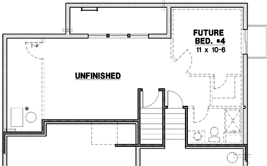 Lower Floor Plan: 21-352