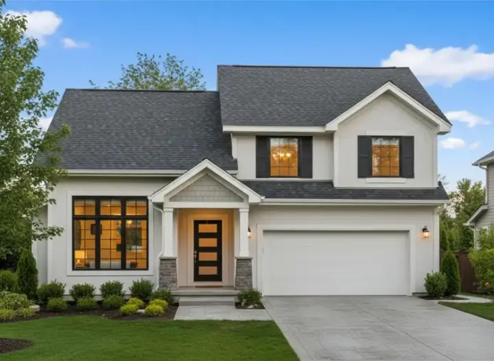 Traditional house plans 21-355 - front exterior, 1,696 sq ft, 3 bed, 2 bath house plans | Monster House Plans