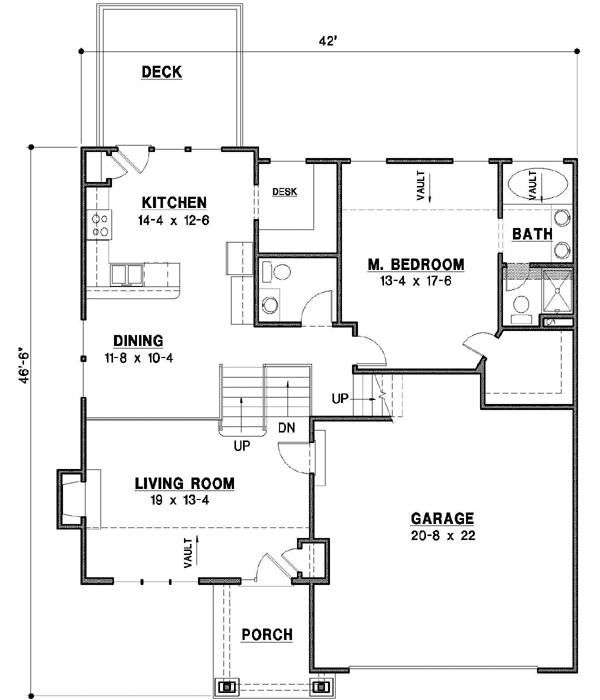Main Floor Plan: 21-355
