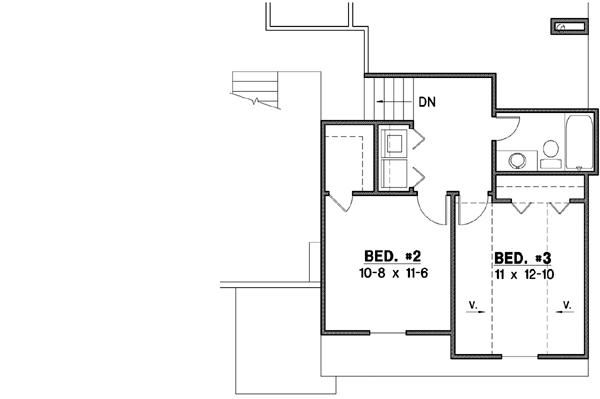 Upper/Second Floor Plan: 21-355