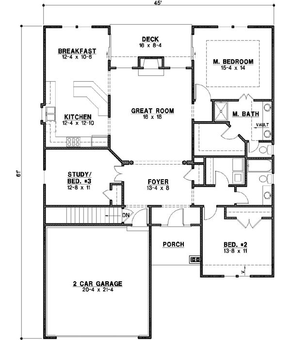 Main Floor Plan: 21-358