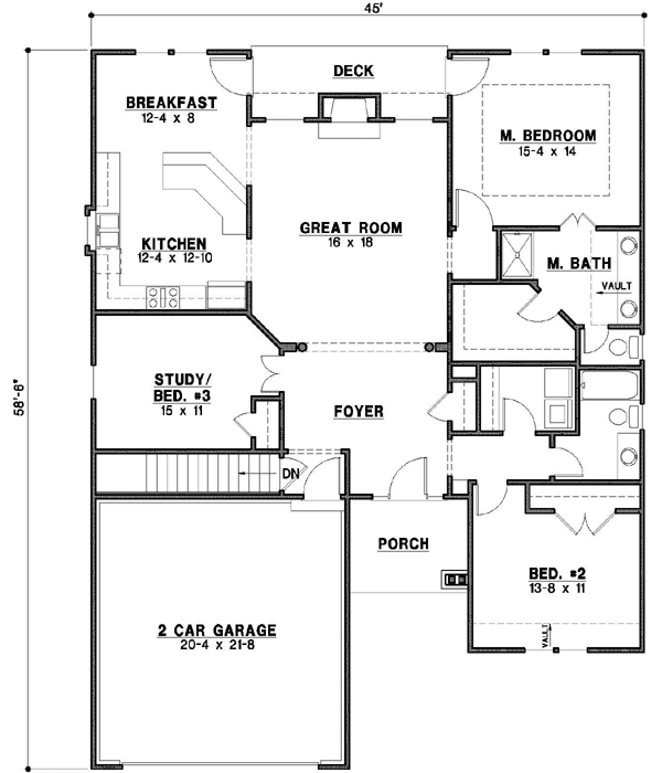 Main Floor Plan: 21-359