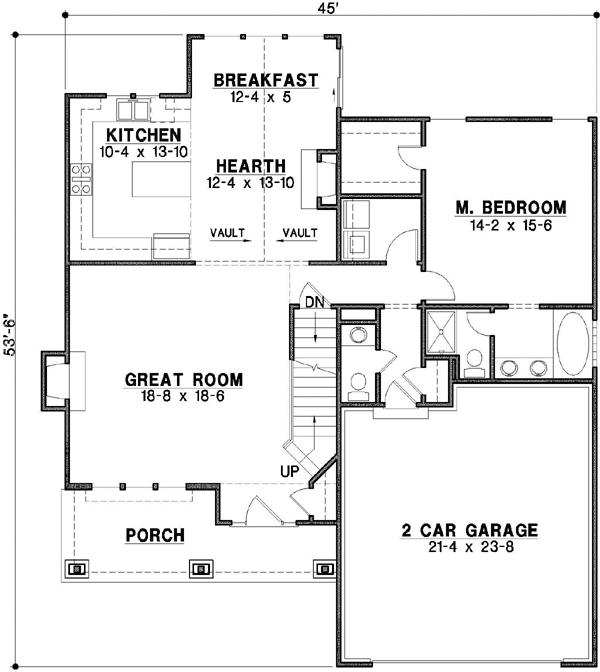 Main Floor Plan: 21-362