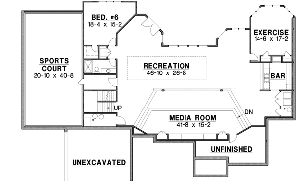 Lower Floor Plan: 21-363