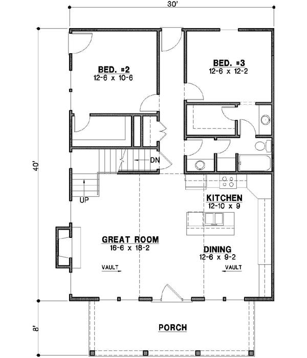 Main Floor Plan: 21-364