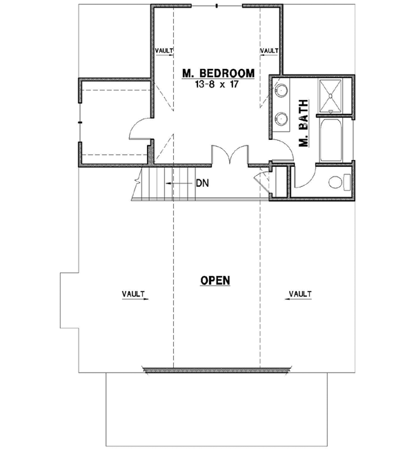 Upper/Second Floor Plan: 21-364