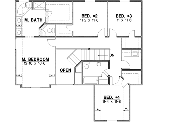 Upper/Second Floor Plan:21-365