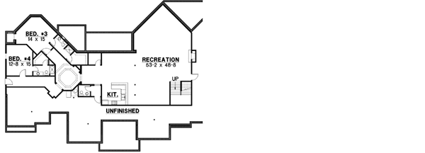 Lower Floor Plan: 21-366