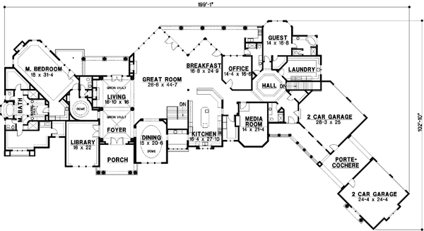 Main Floor Plan: 21-366