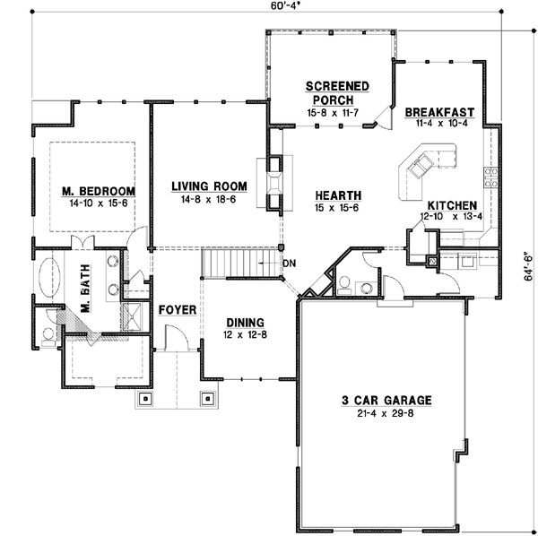 Main Floor Plan: 21-368