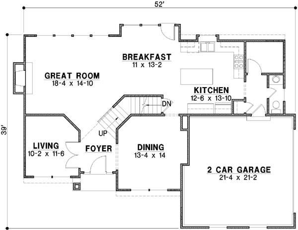 Main Floor Plan: 21-370