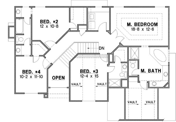 Upper/Second Floor Plan: 21-370