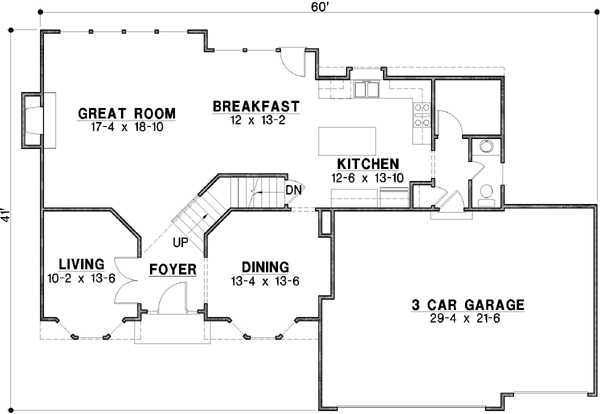 Main Floor Plan: 21-371