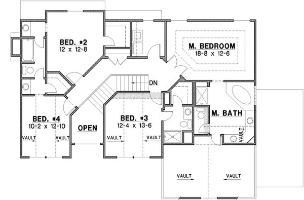 Upper/Second Floor Plan: 21-371