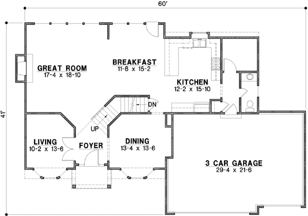 Main Floor Plan: 21-373
