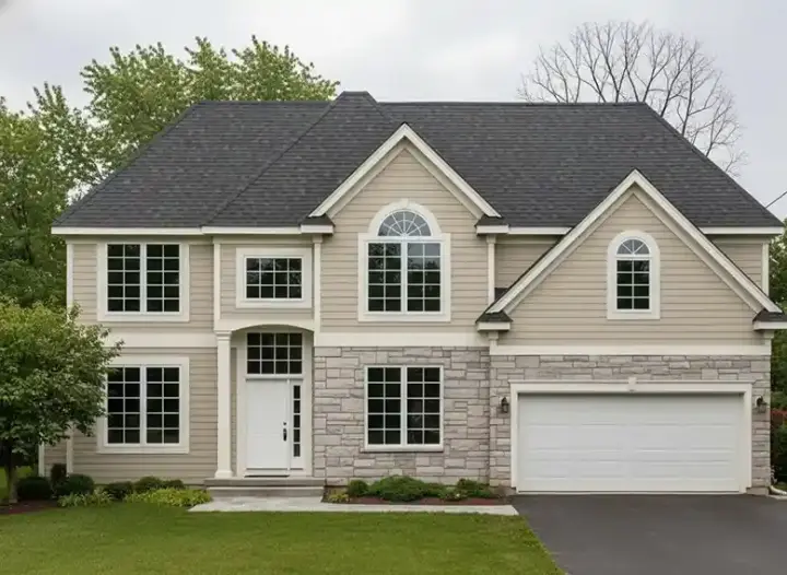 Traditional house plans 21-374 - front exterior, 2,400 sq ft, 4 bed, 3 bath house plans | Monster House Plans