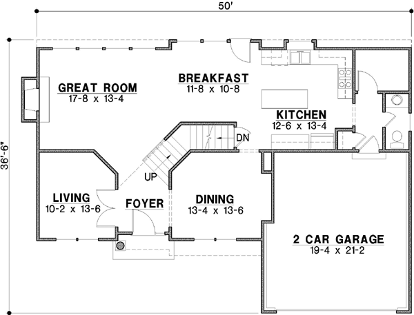Main Floor Plan: 21-374
