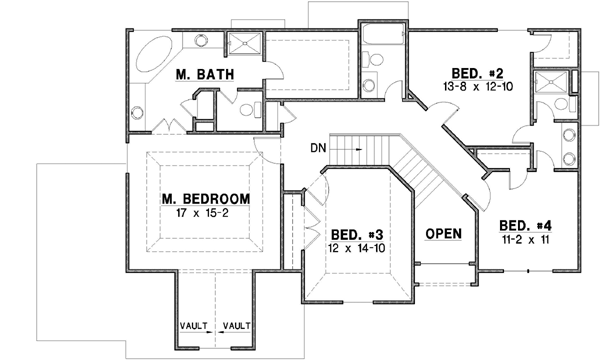 Upper/Second Floor Plan: 21-375