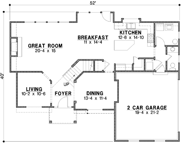 Main Floor Plan: 21-376