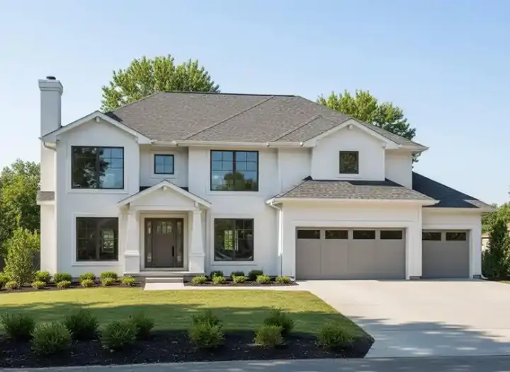 Traditional house plans 21-377 - front exterior, 2,899 sq ft, 4 bed, 3 bath house plans | Monster House Plans