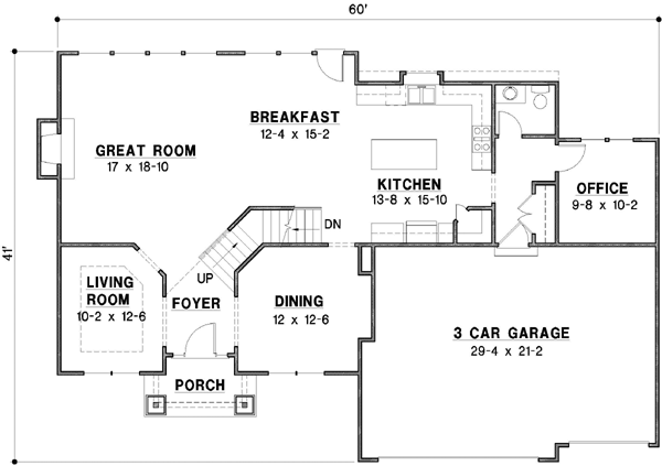 Main Floor Plan: 21-377