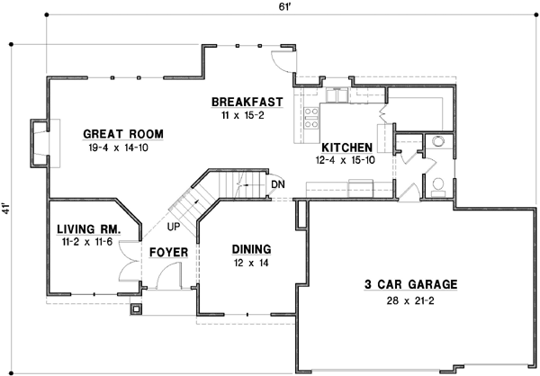Main Floor Plan: 21-378