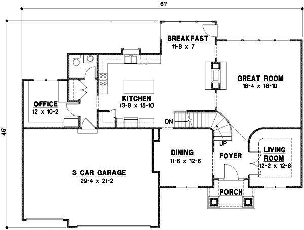 Main Floor Plan: 21-379
