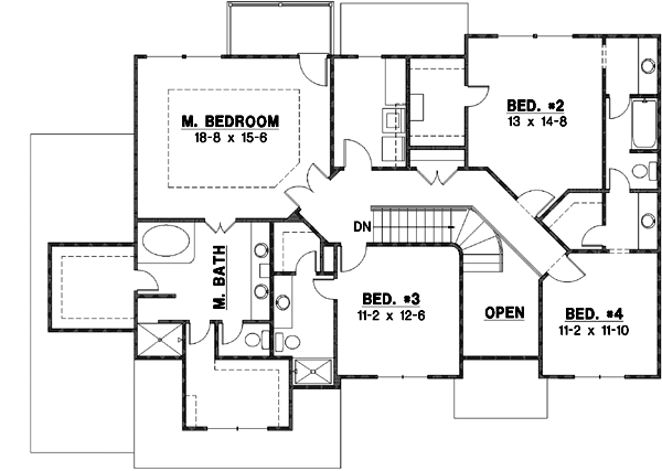 Upper/Second Floor Plan: 21-379